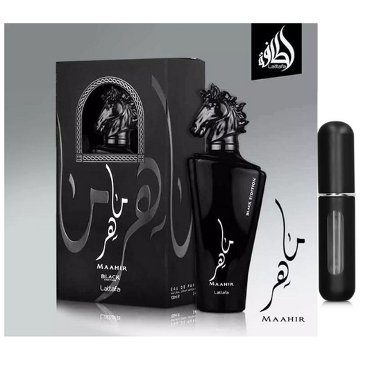 MAAHIR BLACK EDITION LATTAFA+PERFUMERO