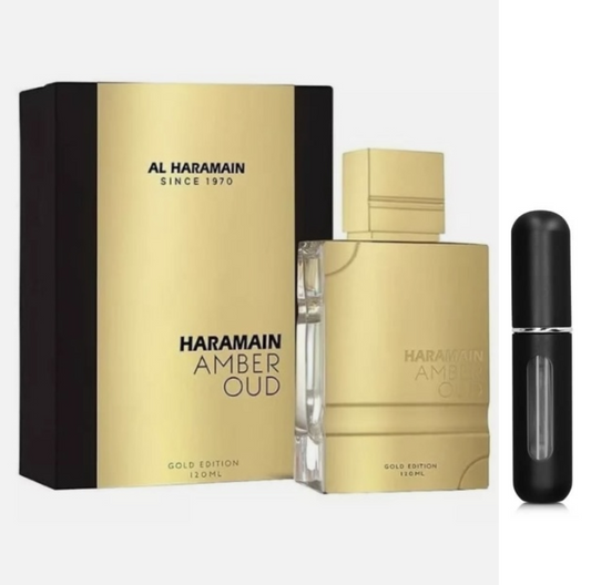 HARAMAIN GOLD EDITION CAJA + Perfumero